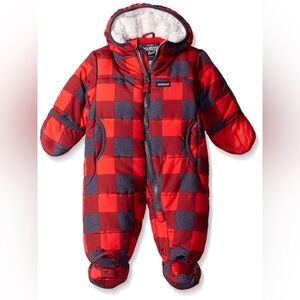 Oshkosh B’Gosh buffalo check plaid baby bunting snowsuit 6 months